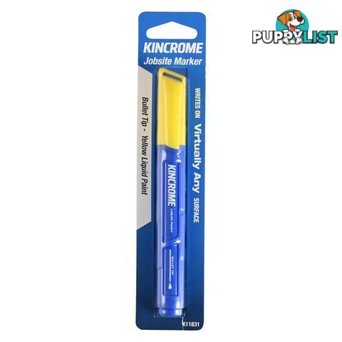 Paint Marker Bullet Tip Yellow Kincrome K11831