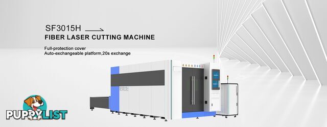 Fibre Laser Cutting Machine Auto exchangeable Platform SF3015H