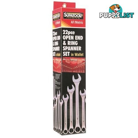 Combination Spanner Set 22 Piece 1160