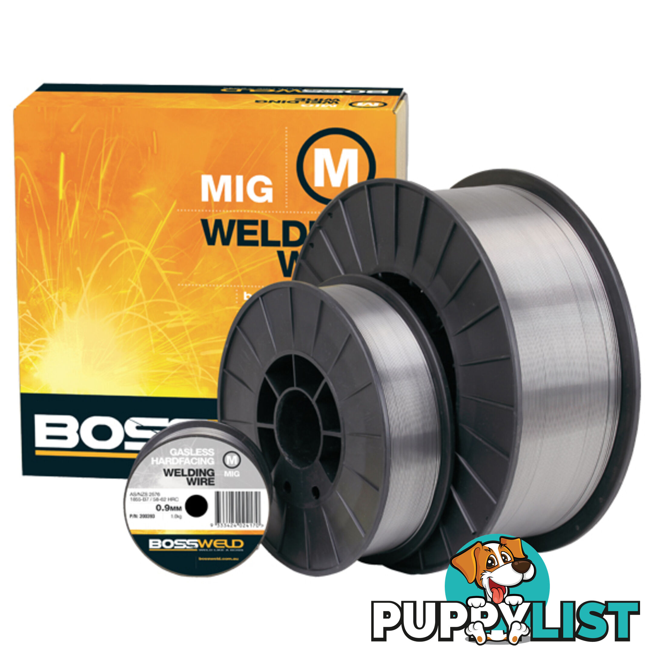 GLX 600 Gasless Hardfacing Mig Wire 0.9mm 15Kg Bossweld 200396