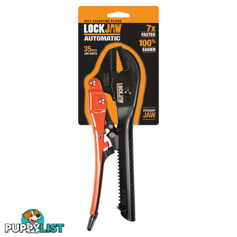 Lockjaw Self Adjusting Pliers 250mm Straight jaw Sutton Tools  L2110250