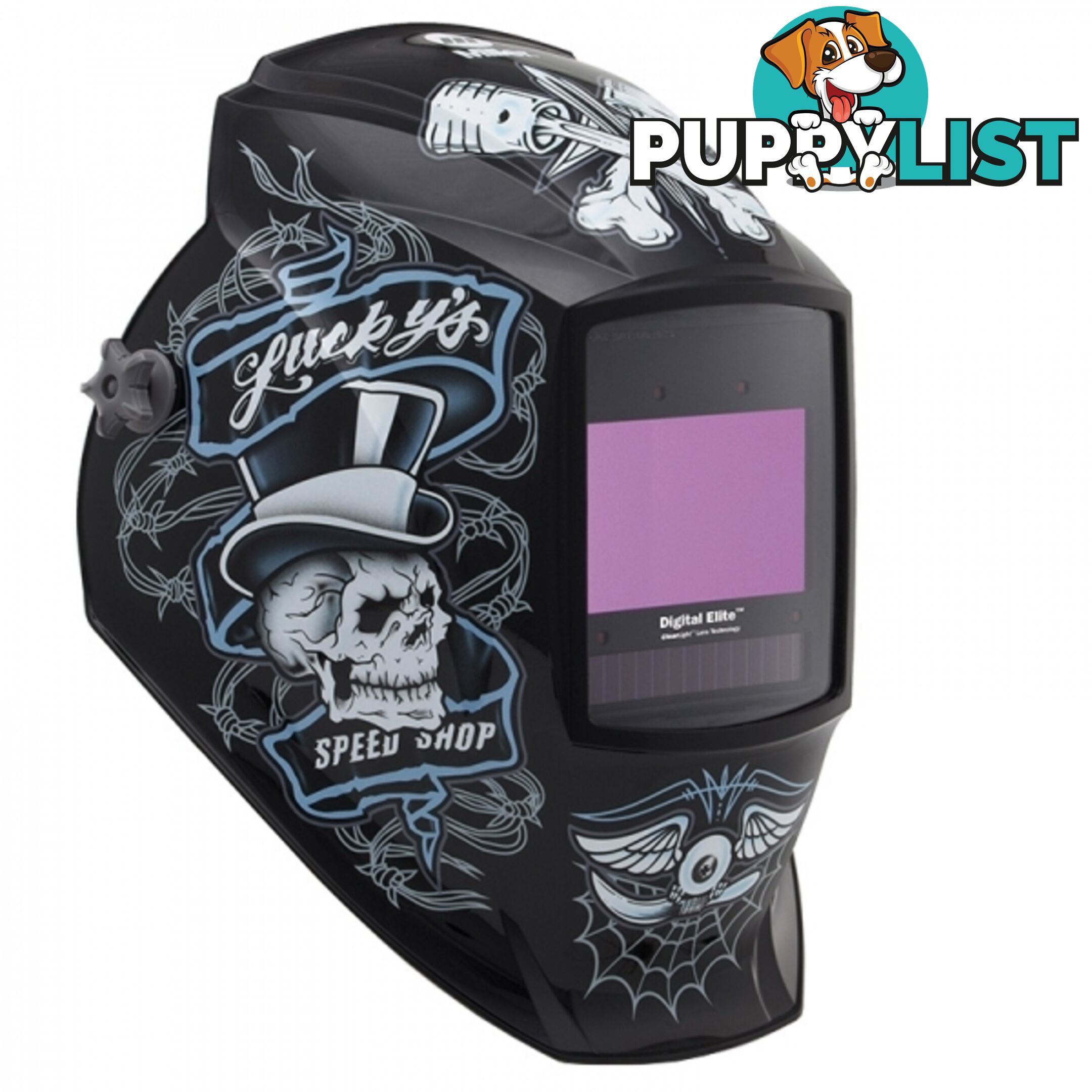 Digital Eliteâ¢ Welding Helmet - Lucky's Speed Shop Miller 281001