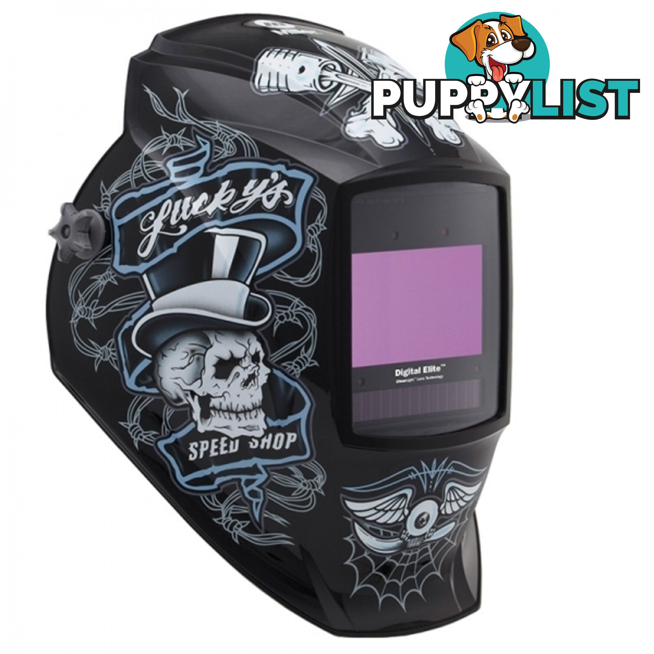 Digital Eliteâ¢ Welding Helmet - Lucky's Speed Shop Miller 281001