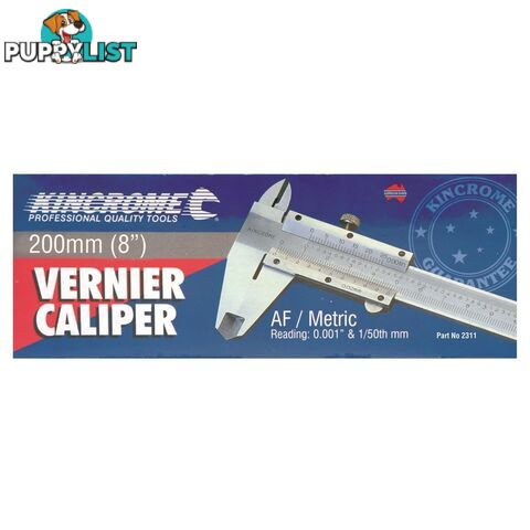 Vernier Calipers 150mm (6") Kincrome 2311