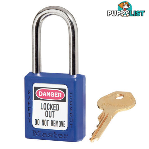 Blue Zenex Safety Padlocks 38mmX38mm Masterlock 410BLU