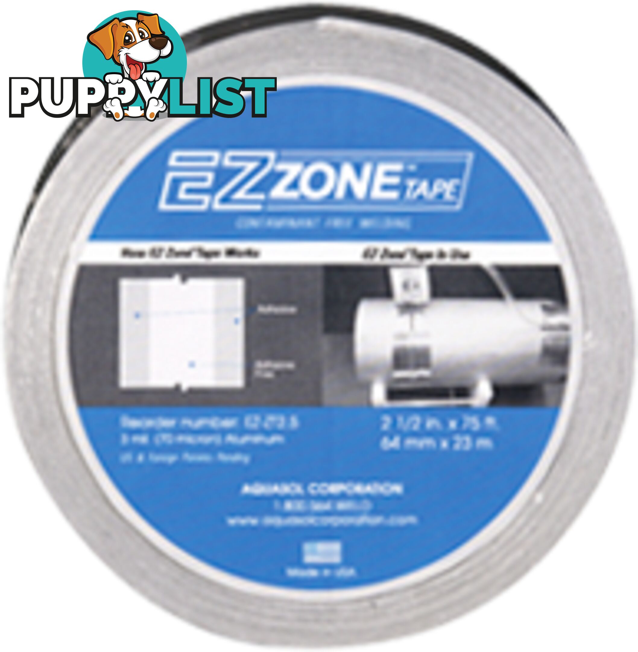 EZ Zone Tape 2.5" x 75 ft. For Contaminant-Free Welding EZ-ZT2.5