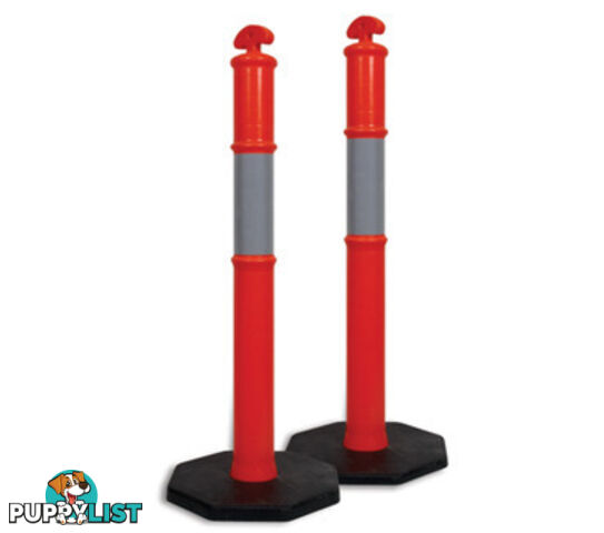 PRO Orange Hi-Vis Bollard - 8kg Base