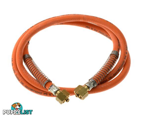 Gas Stop Hose Set Complete Length Inlet / Outlet 22x1.5mm LH FM