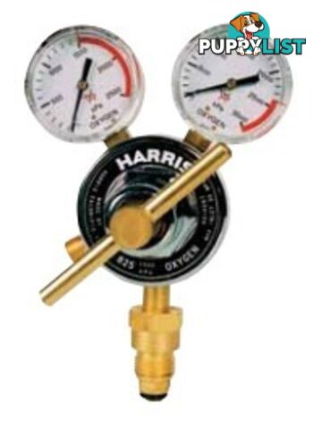 Harris Model 825 Oxygen Pressure reg, snap safe side Inlet, 0-1000kpa