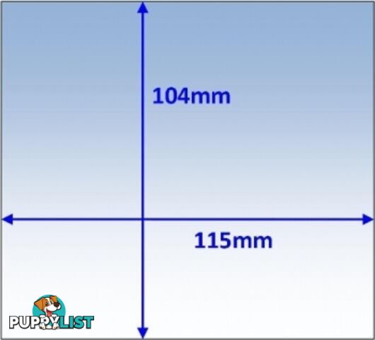 Clear Outer Lens 115 x 104mm Suits Weldclass Promax 200/350 PKT:10