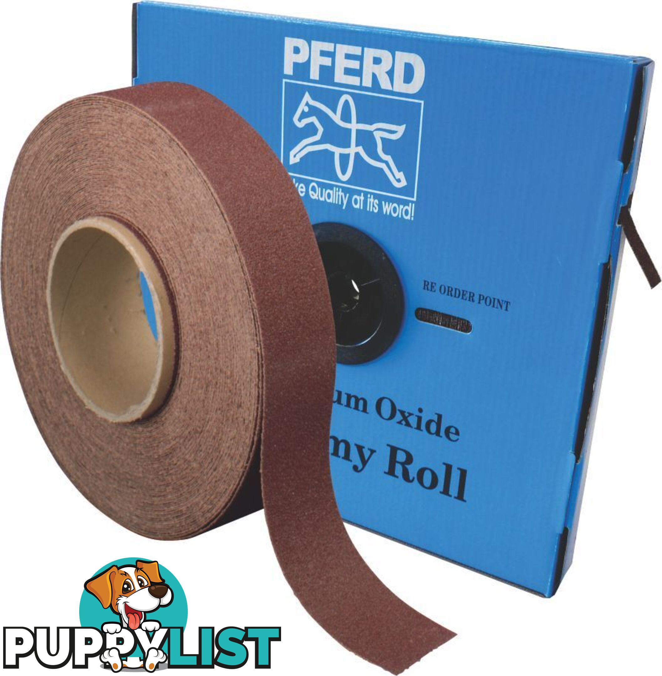 Abrasive Handy Roll 50mm x 50m 320g Pferd 47300057