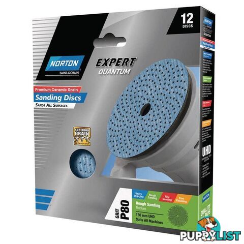 Expert Quantum Disc 150 mm MH P80 Norton 66261113993- Pkt:12