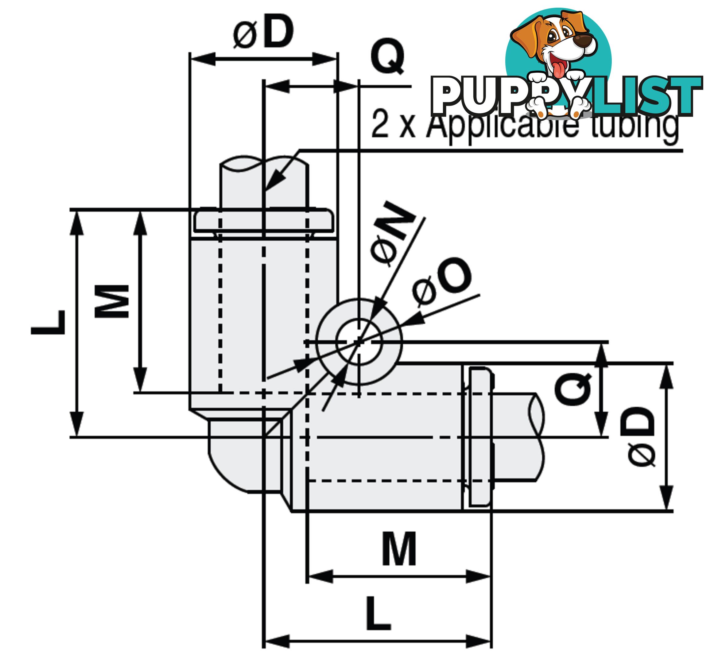 8mm ELBOWS KQ2L08-00A union