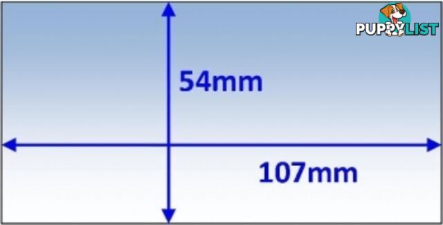 Clear Inner Lens 107 x 54mm Suits Weldclass Mach3 /Promax 300 /Fronius Vizor 3000 /Fazor 1000 Pkt : 5