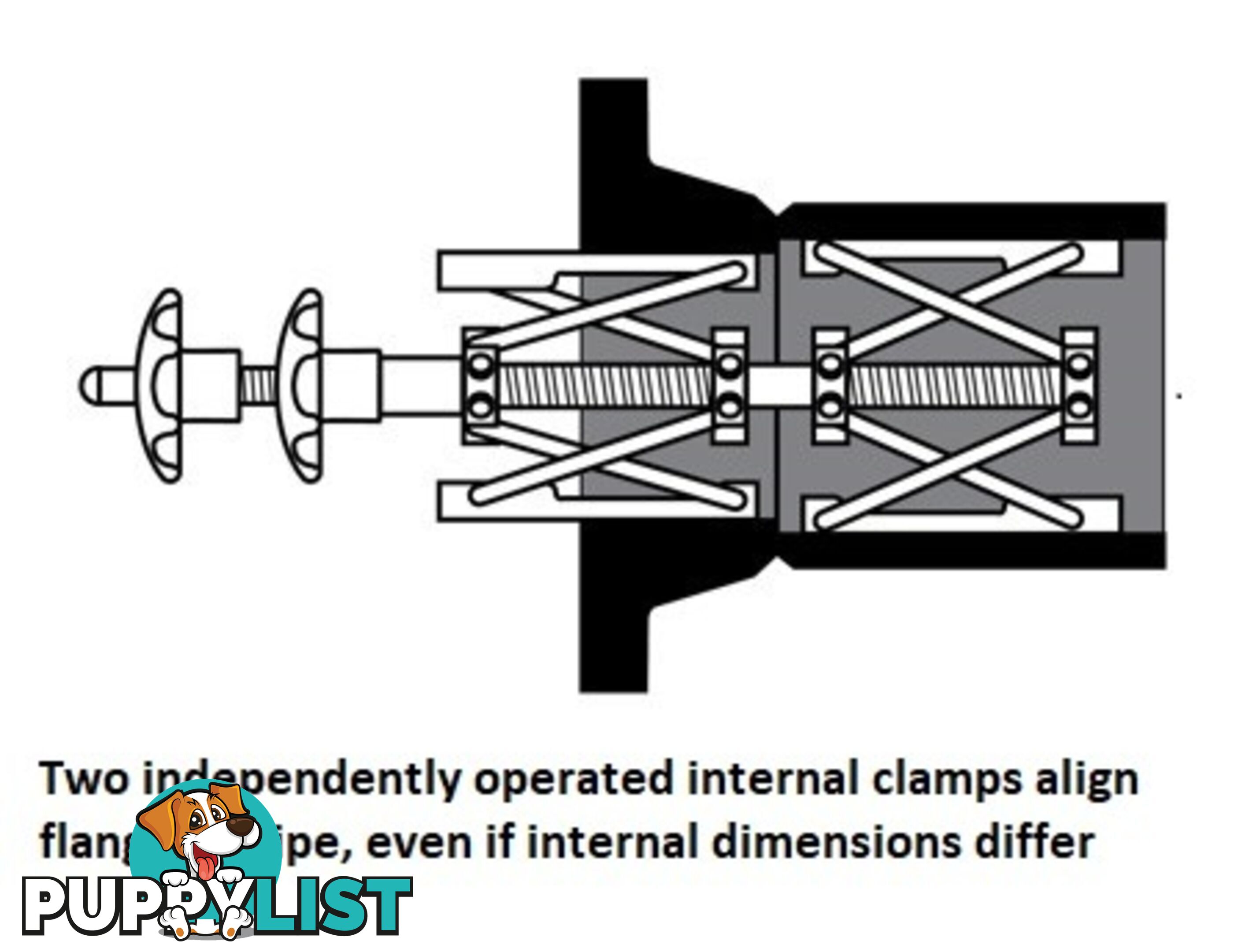 Internal Fit-up Clamp 2 â 4" (50 â 100 mm) Sumner 784100