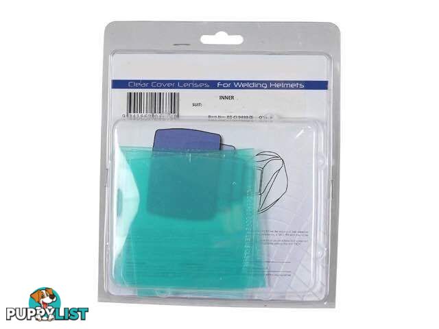 Clear Outer Lens for Weldmaster Weldview WH720S (118 X 108mm) PKT 10