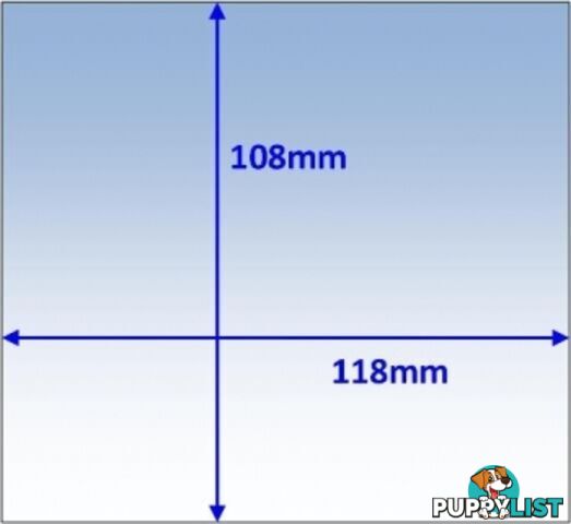 Clear Outer Lens for Weldmaster Weldview WH720S (118 X 108mm) PKT 10