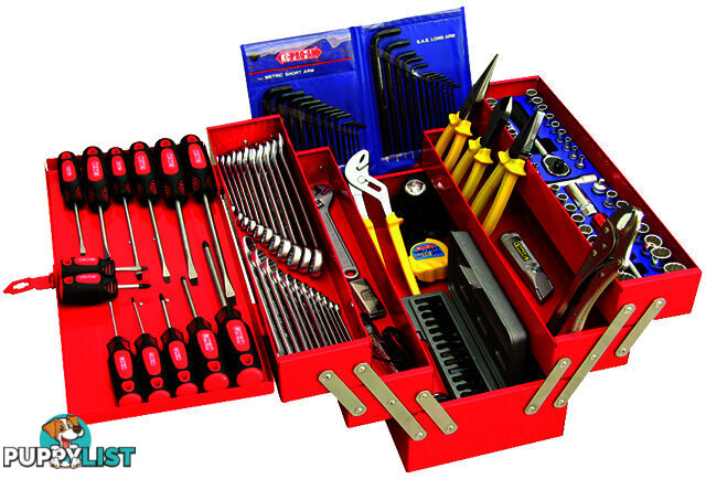 135 Piece Tool Kit Cantilever Box  Tray 5 KC Tools 110TK