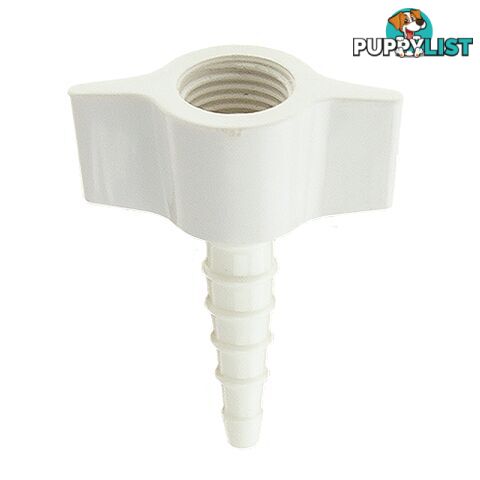 Hose Barb Connection White For Medical Oxygen (1 Pack = 10 Units)