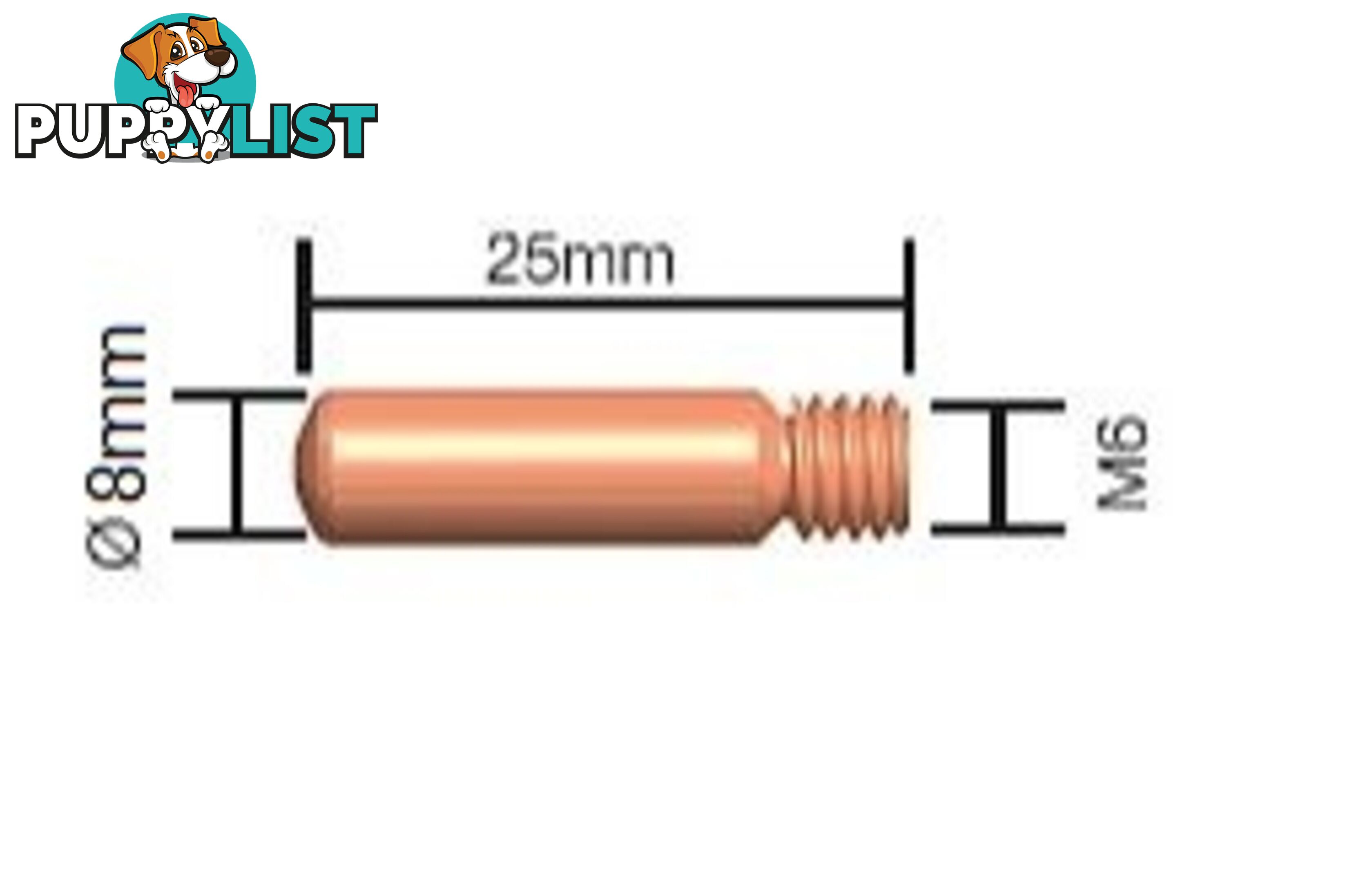 Contact Tip 0.8mm Tweco Style 1 Standard Duty 11-30 Pkt :10