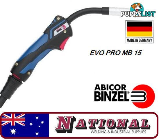 Binzel MB15 EVO Pro MIG Welding Torch 4 Meters 002.0713.1