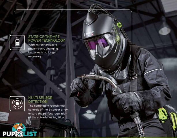 Welding Helmet Panoramaxx With E3000 PAPR System 4550.500.20H