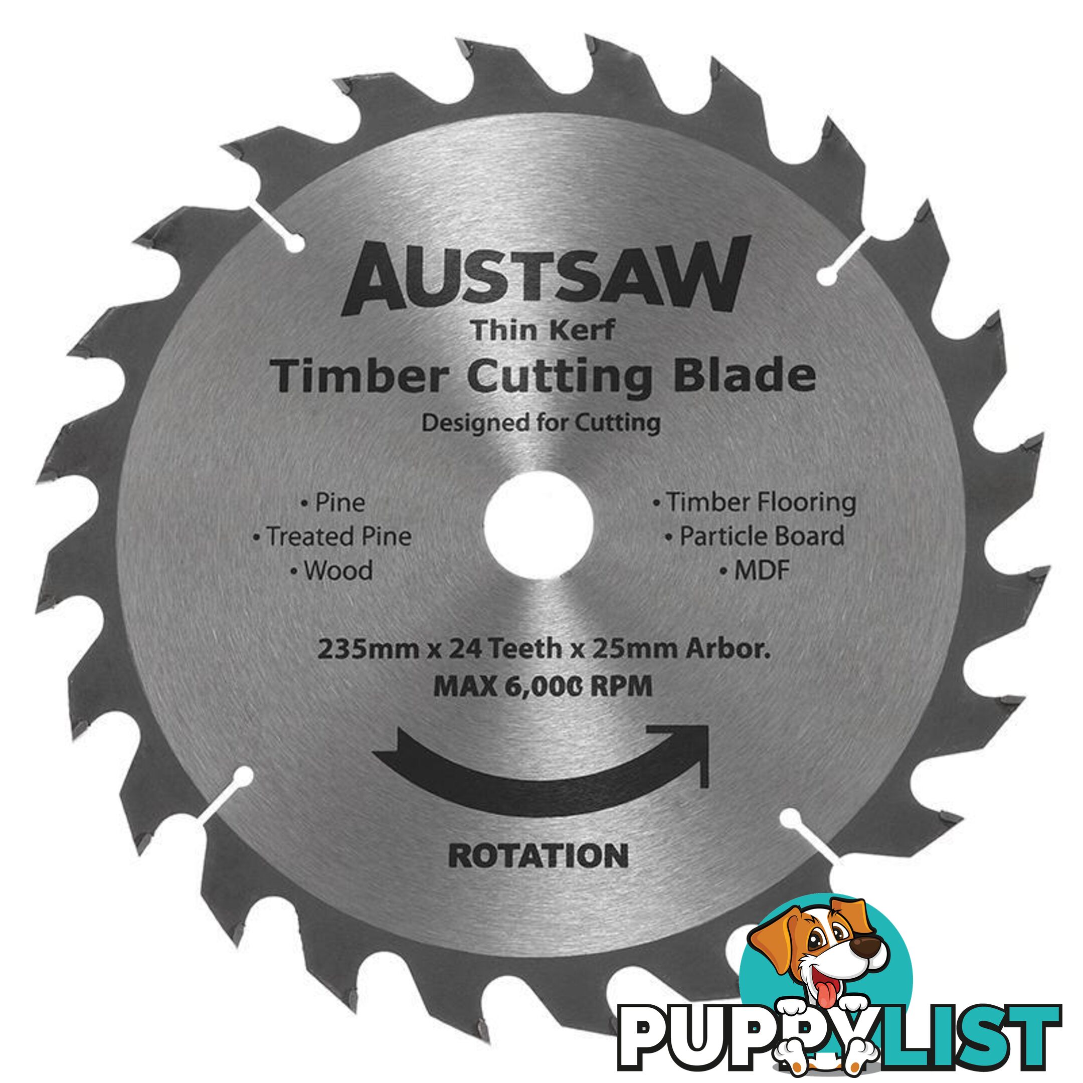 Thin Kerf Timber Blade Austsaw TBP2352520
