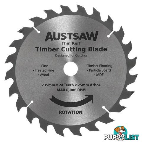 Thin Kerf Timber Blade Austsaw TBP2352520