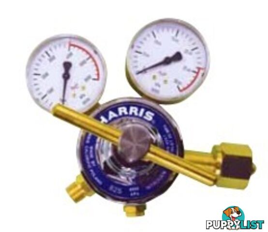 Harris Model 825 C02 Pressure reg, Snap Safe Side Inlet, 0-1000kpa