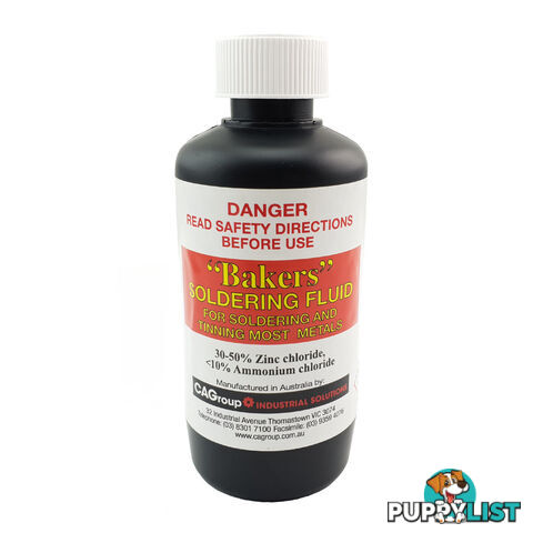 Bakers Soldering Flux Fluid 250ml 00173