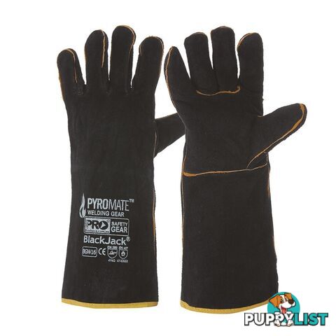 Welding Gloves Black & Gold Glove Black Jack PRO BGW16