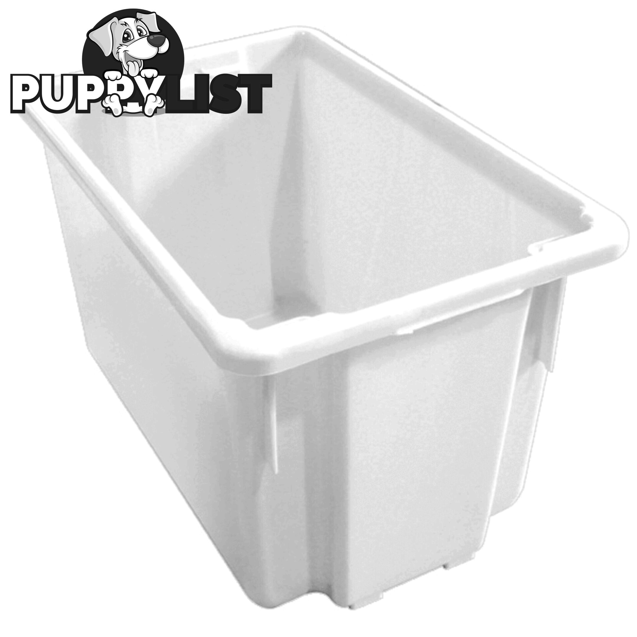 68 Litres Stack & Nest Crates Natural White SNR008NAT