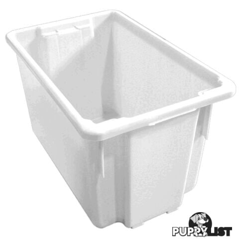 68 Litres Stack & Nest Crates Natural White SNR008NAT