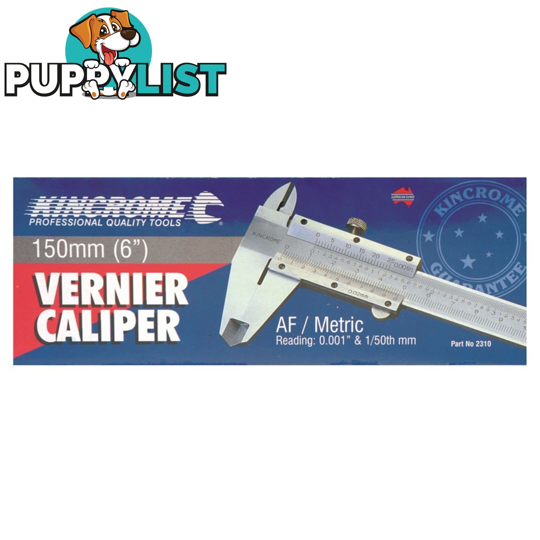 Vernier Calipers 150mm (6") Kincrome 2310