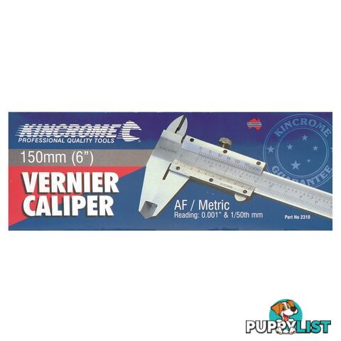 Vernier Calipers 150mm (6") Kincrome 2310