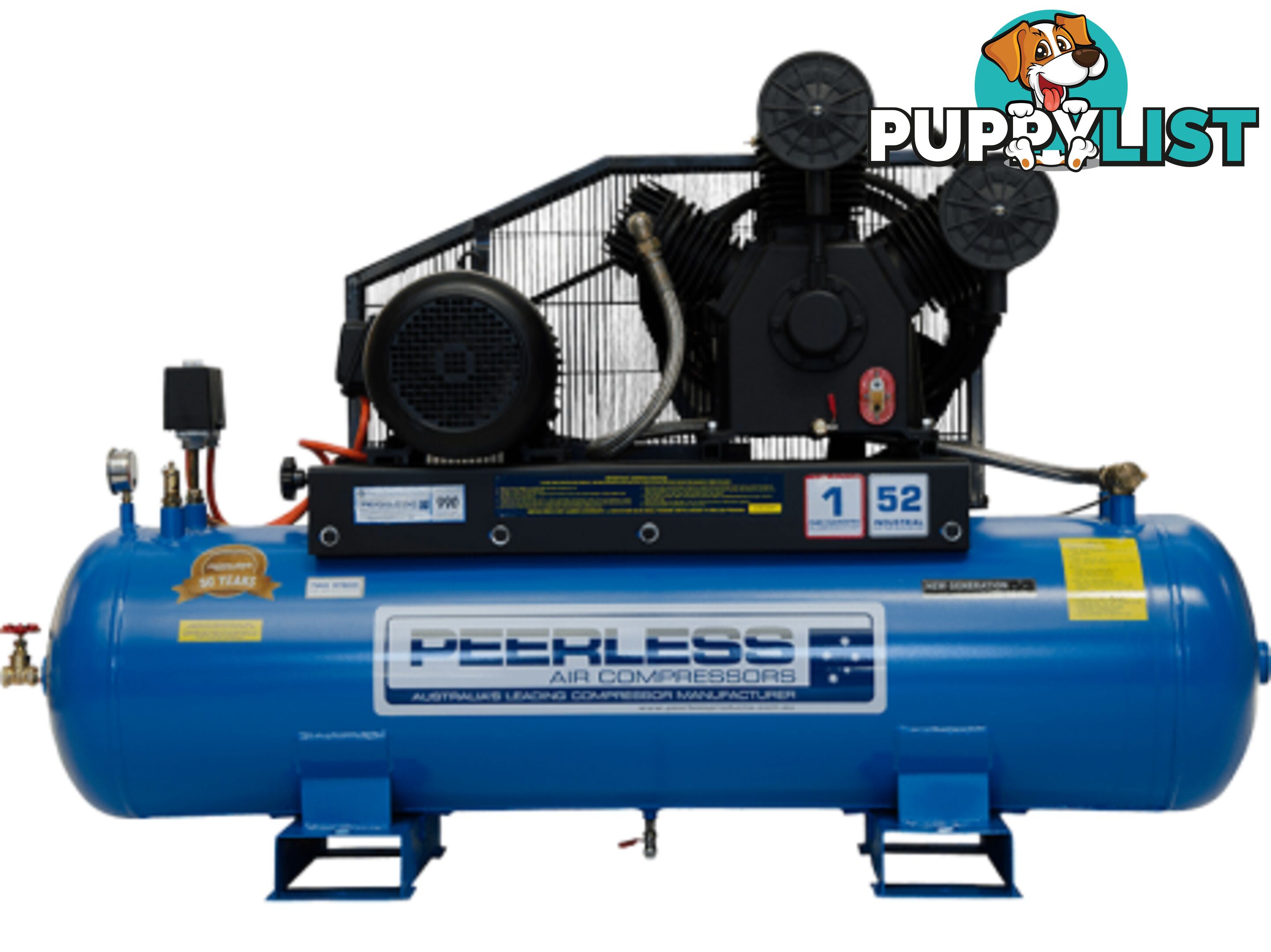 Industrial 3 Phase PHP52 Air Compressor 7.5KW / 7.5HP Electric Motor 00120