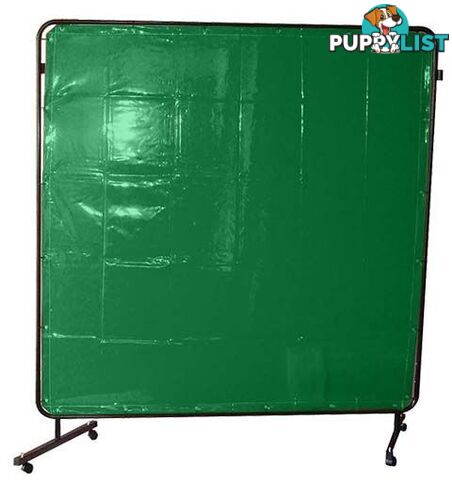 Welding Frame and Curtain Kit Green 1.8 Metres x 1.8 Metres Weldclass WC-03239K