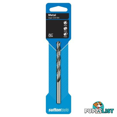 DRILL D105 8.0mm JOBBER Viper DIN338 HSS Carded Sutton Tools D1050800