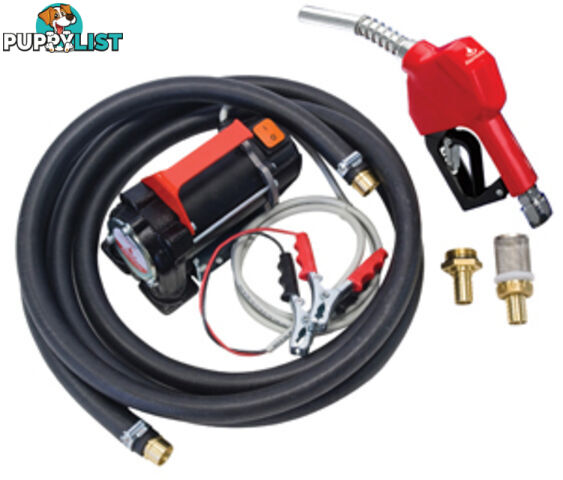 Refuelling Kit 12V Portable With Auto Shut Off Nozzle 50L/min