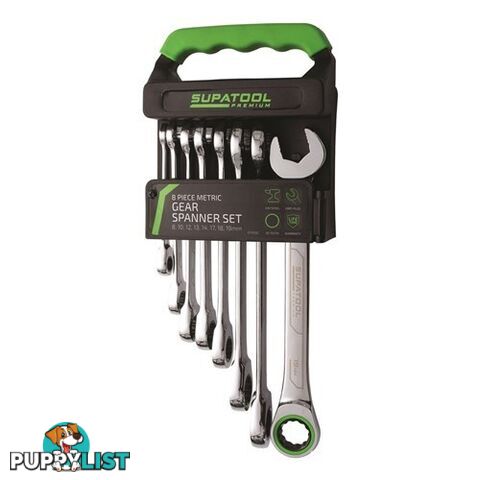 Single Way Gear Spanner Set 8 Piece Metric Kincrome STP3100