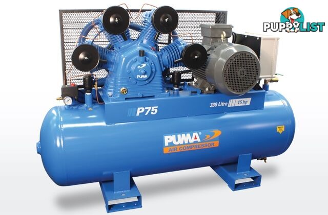 Air Compressor Dependable Performance 330 Litres Puma PU P75 415V