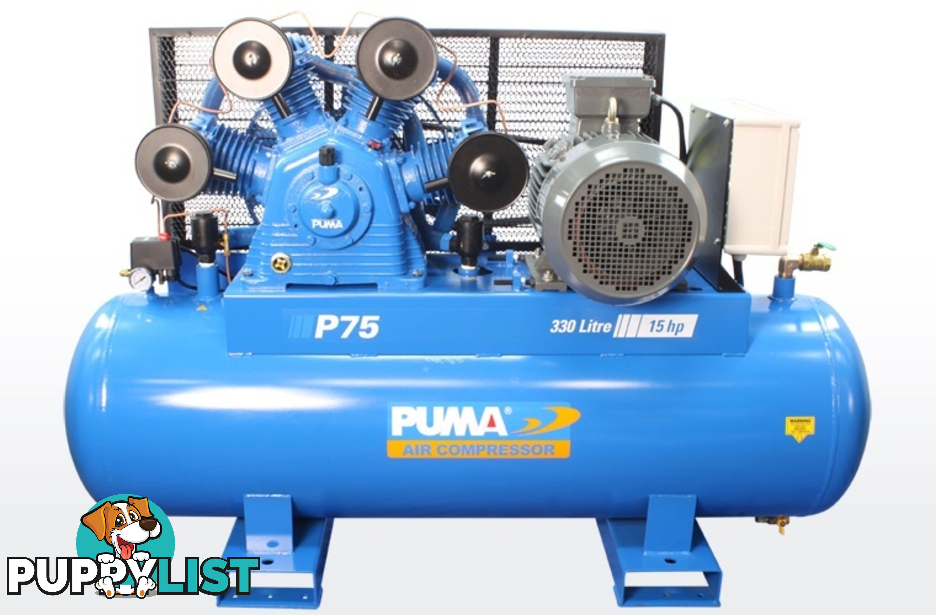 Air Compressor Dependable Performance 330 Litres Puma PU P75 415V