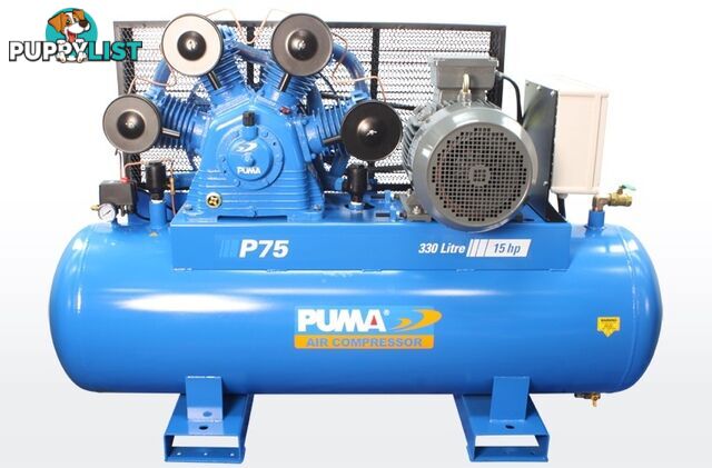 Air Compressor Dependable Performance 330 Litres Puma PU P75 415V