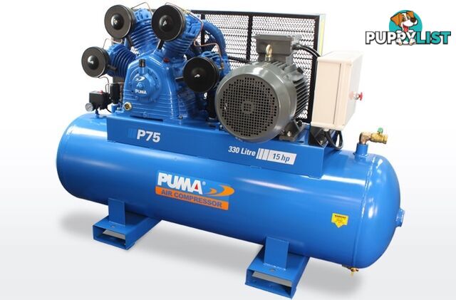 Air Compressor Dependable Performance 330 Litres Puma PU P75 415V