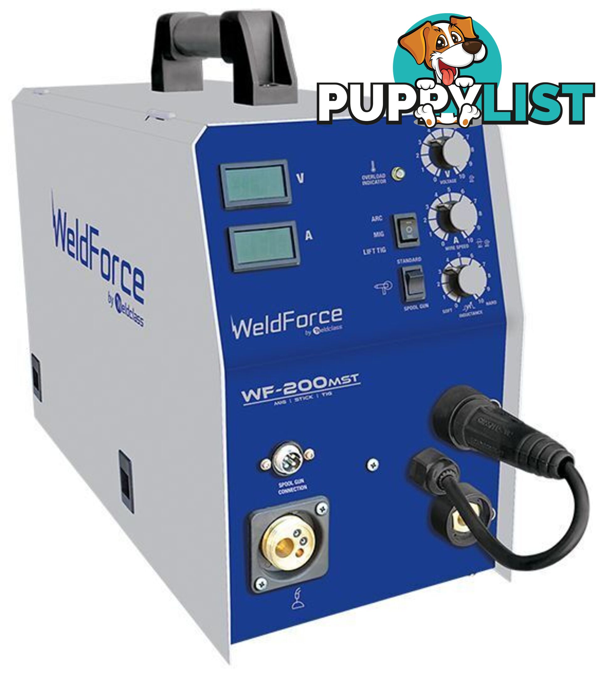 Weldforce WF-200MST MIG / Stick / TIG Welder Bundle Weldclass WF-200MSTK3