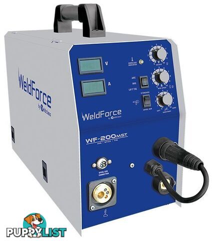 Weldforce WF-200MST MIG / Stick / TIG Welder Bundle Weldclass WF-200MSTK3