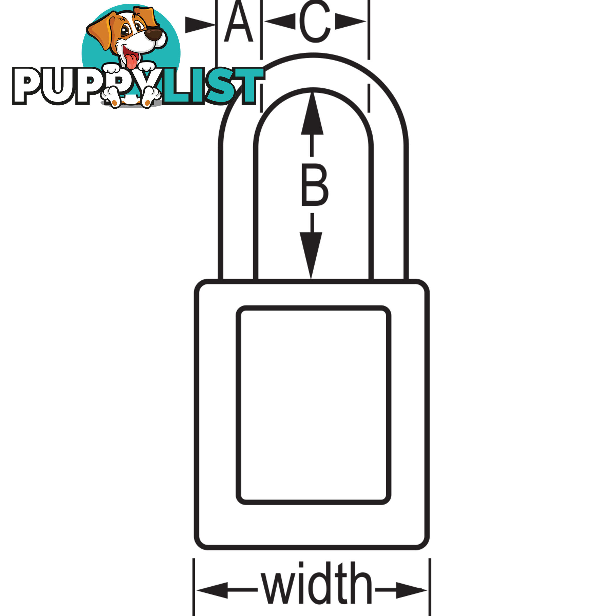 Teal Zenex Safety Padlocks 38mmX38mm Masterlock 410TEAL