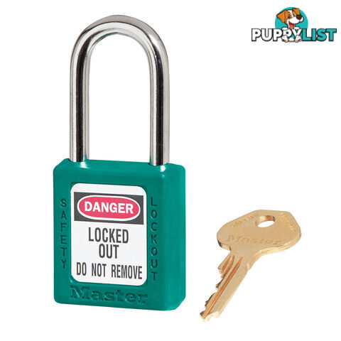 Teal Zenex Safety Padlocks 38mmX38mm Masterlock 410TEAL