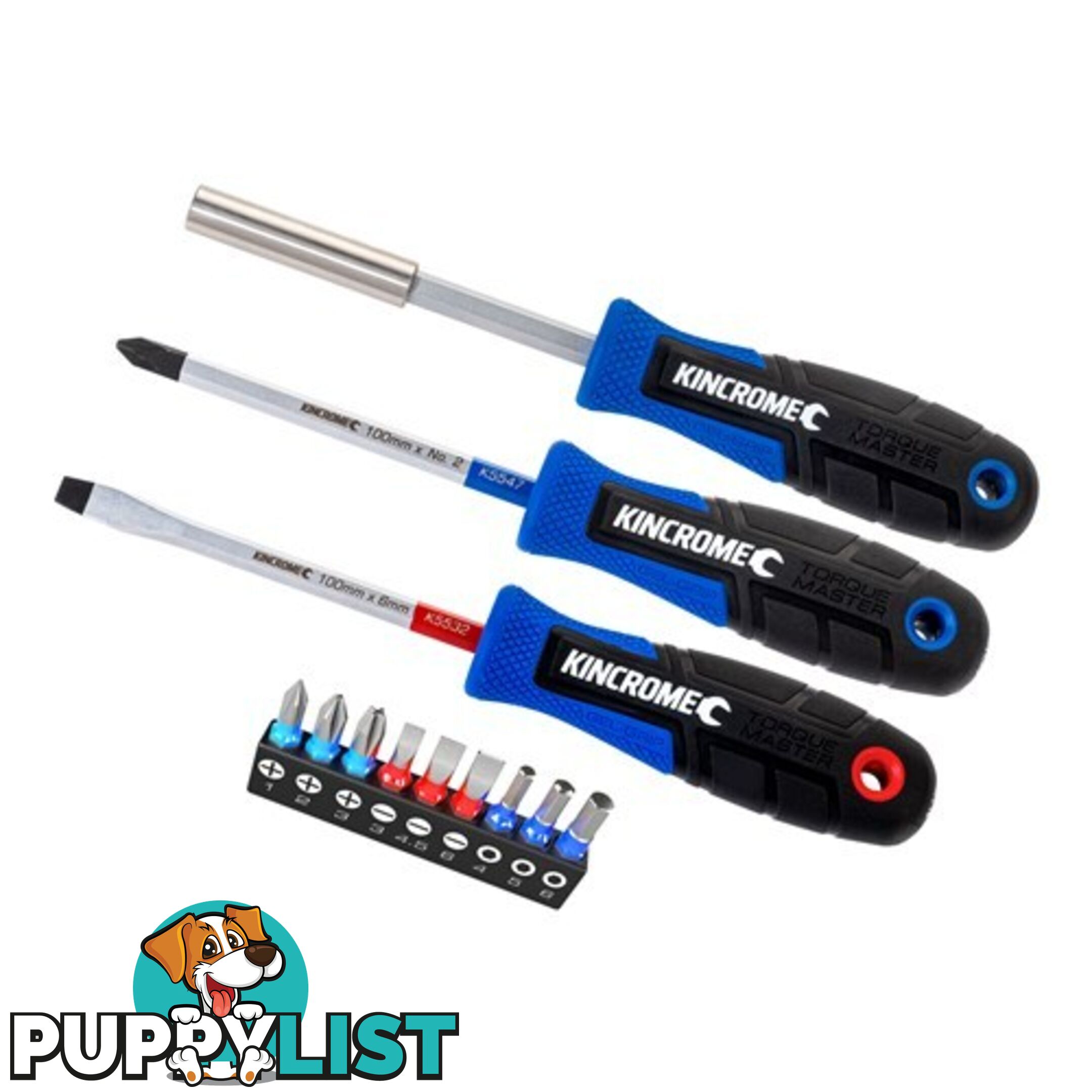 TorquemasterÂ® Screwdriver & Bit Set -12 Piece K5516