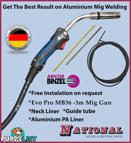 EVO PRO MB 24 3 Metres Torch With Aluminium Kit Binzel 012.0371.1AL